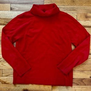 BENETTON PREMIUM CASHMERE TURTLENECK RED